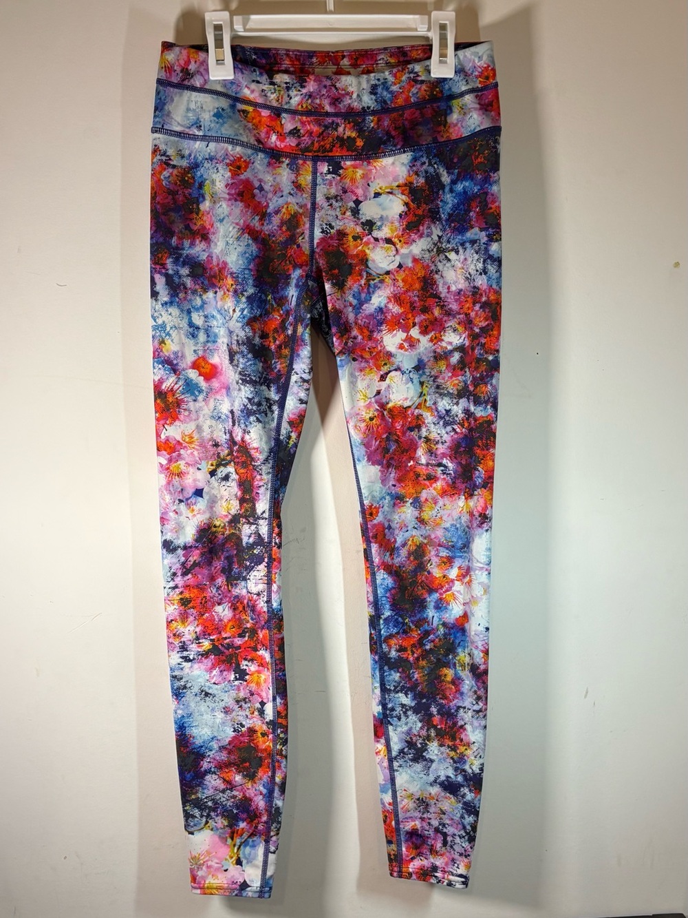 Arhletica Multicolor Floral Print Active Leggings - Small